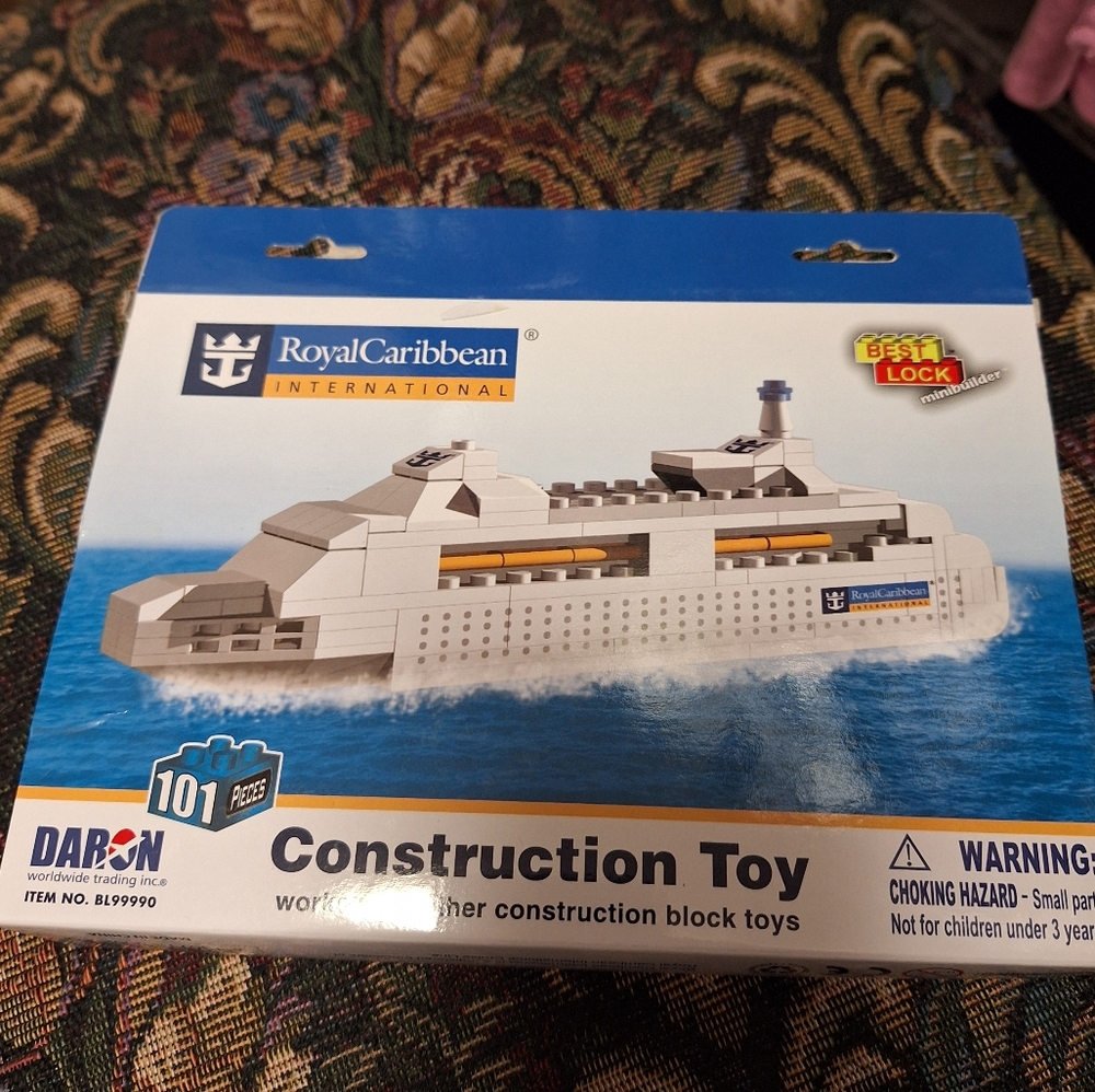 New Daron Block Set~Royal Caribbean~Boat~Ship~Best Lock "Lego" Toy~101 Pc - Picture 6 of 6
